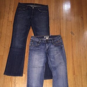 7 for all man kind jeans -2 pairs- size 31